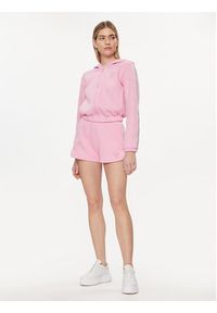 Guess Bluza Kiara V4GQ15 FL04P Różowy Regular Fit. Kolor: różowy. Materiał: bawełna, syntetyk #5
