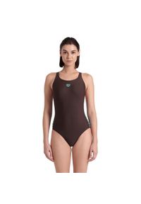 Strój kąpielowy damski jednoczęściowy treningowy na basen Arena Icons. Kolor: brązowy #1
