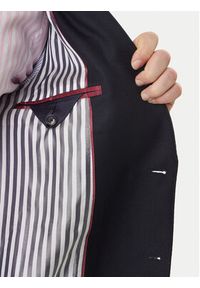 TOMMY HILFIGER - Tommy Hilfiger Marynarka Pennu Crest Club MW0MW41807 Granatowy Slim Fit. Kolor: niebieski. Materiał: wełna #5