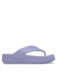 Japonki Crocs. Kolor: fioletowy. Obcas: na platformie