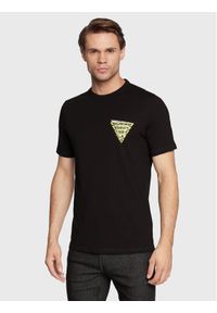 Guess T-Shirt Eskil M2BI26 J1314 Czarny Slim Fit. Kolor: czarny. Materiał: bawełna