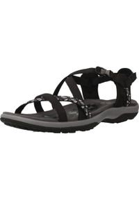 skechers - Sandały SKECHERS REGGAE SLIM VACAY Czarny. Kolor: czarny. Materiał: syntetyk, tkanina. Sezon: lato