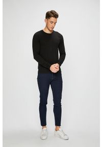 PRODUKT by Jack & Jones - Produkt by Jack & Jones - Longsleeve. Okazja: na co dzień. Kolor: czarny. Materiał: bawełna, dzianina. Wzór: gładki. Styl: casual #3