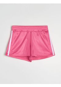Sinsay - Szorty z lampasami - różowy. Kolor: różowy #1