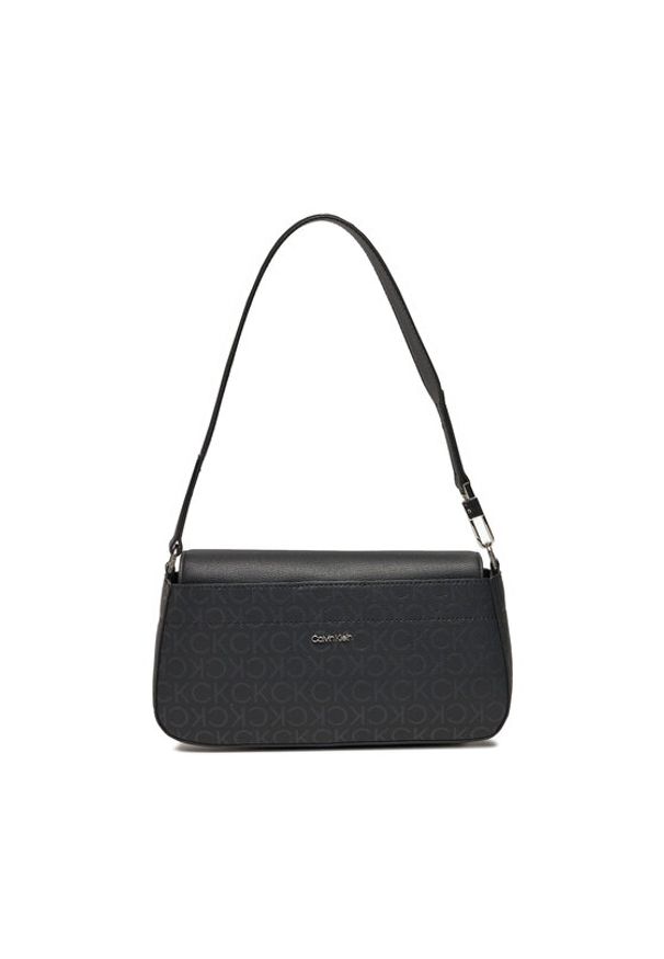 Calvin Klein Torebka Business Shoulder Bag_Epi Mono K60K611888 Czarny. Kolor: czarny. Materiał: skórzane