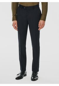 Pako Lorente - PAKO LORENTE – Spodnie garniturowe w kolorze granatowym. Kolor: niebieski. Materiał: poliester, wełna, lycra. Styl: młodzieżowy, elegancki