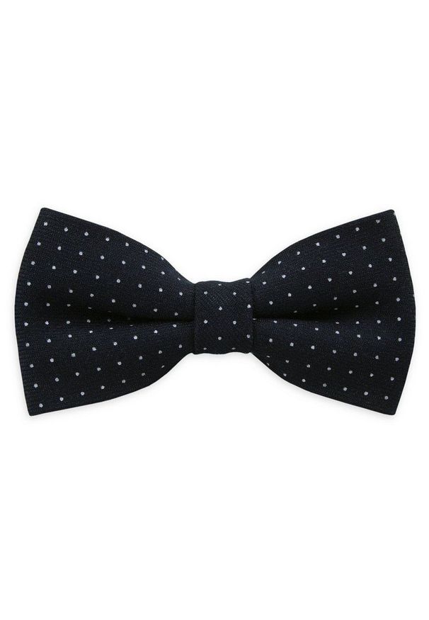 Niebieska muszka EM Men's Accessories w kropki, elegancka