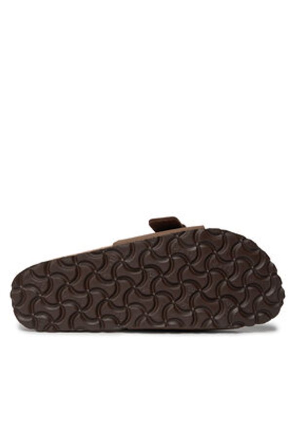 Birkenstock Klapki Catalina 1026510 Brązowy. Kolor: brązowy. Materiał: skóra