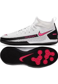Buty halowe Nike Phantom Gt Academy Df In Jr CW6693-160 białe białe. Zapięcie: sznurówki. Kolor: biały. Materiał: materiał, syntetyk. Sport: piłka nożna #3