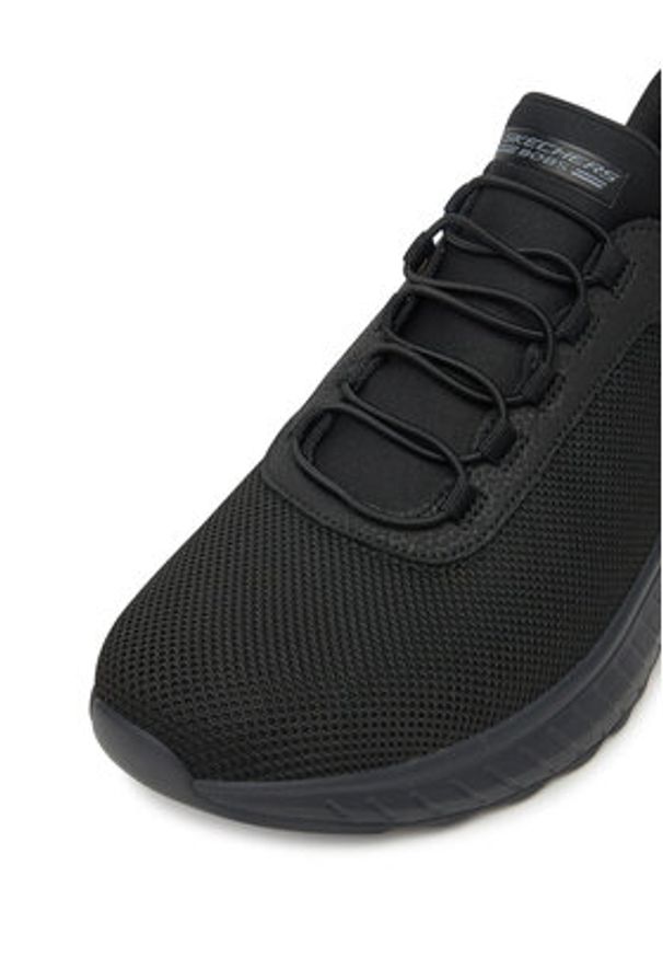 skechers - Skechers Sneakersy SLIP INS BOBS SPORT SQUAD 118303 BBK Czarny. Kolor: czarny. Materiał: materiał. Model: Skechers Sport