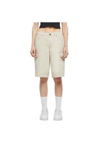 Urban Classics - Damskie Bawełniane Szorty Cargo. Kolor: biały. Materiał: bawełna. Sport: turystyka piesza #1