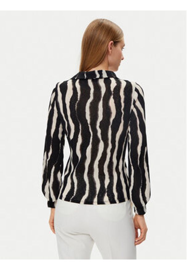 Morgan Koszula 251-TRIBO Czarny Regular Fit. Kolor: czarny. Materiał: syntetyk