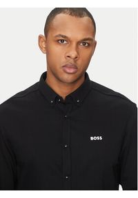 BOSS Koszula 50533163 Czarny Regular Fit. Kolor: czarny. Materiał: bawełna