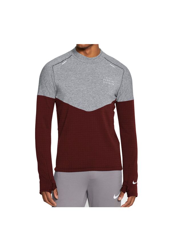 Bluza męska do biegania Nike Sphere Run Division Wool CU7874. Materiał: materiał, poliester, wełna. Sport: bieganie