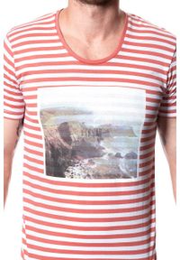 Jack & Jones - JACK & JONES T SHIRT BENNY TEE 12066251. Wzór: paski, nadruk #3