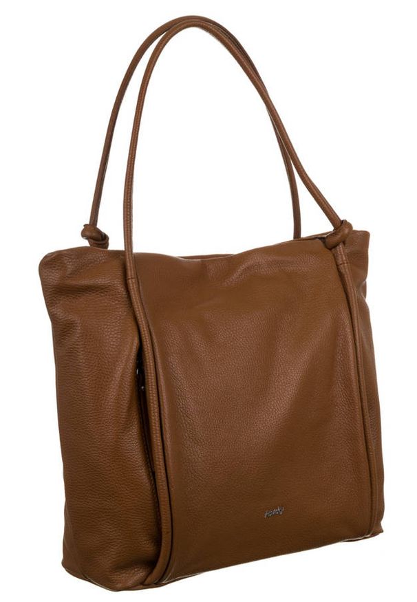 ROVICKY - Shopperka kamelowa Rovicky TWR-150. Materiał: skórzane