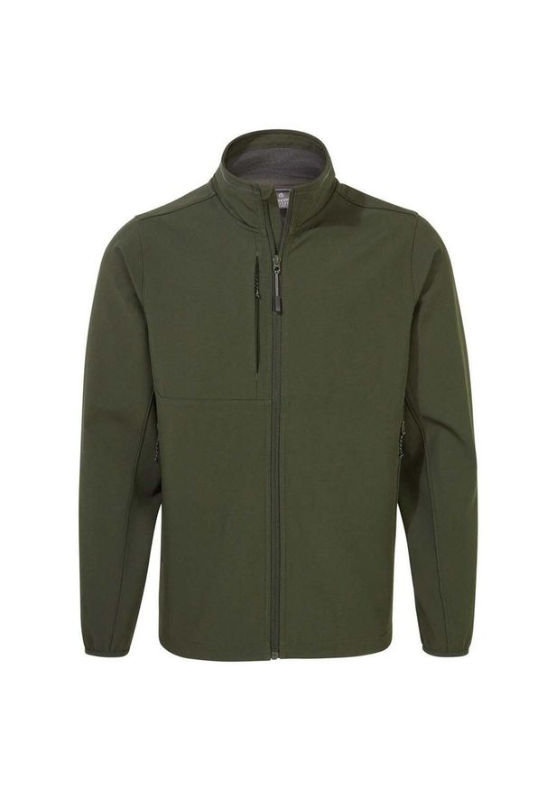 CRAGHOPPERS - Męska Kurtka Soft Shell Expert Basecamp. Kolor: zielony. Materiał: softshell. Sport: turystyka piesza