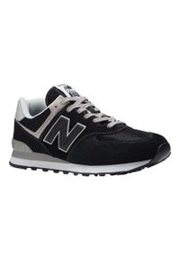 Buty do chodzenia męskie New Balance 574. Zapięcie: sznurówki. Kolor: wielokolorowy, czarny, szary. Materiał: guma, tkanina, zamsz, materiał, syntetyk. Szerokość cholewki: normalna. Model: New Balance 574. Sport: turystyka piesza