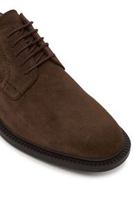 Hugo - HUGO Półbuty Lysander Derb 50563372 Brązowy. Kolor: brązowy. Materiał: zamsz, skóra #3