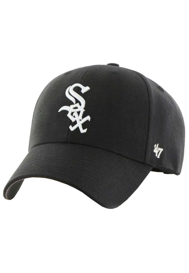 47 Brand - Czapka z daszkiem męska MLB Chicago White Sox Cap. Kolor: czarny