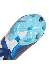 Adidas - Buty piłkarskie adidas Predator Accuracy.1 Fg M GZ0038 niebieskie. Zapięcie: sznurówki. Kolor: niebieski. Materiał: materiał, syntetyk, guma. Szerokość cholewki: normalna. Sport: piłka nożna #3