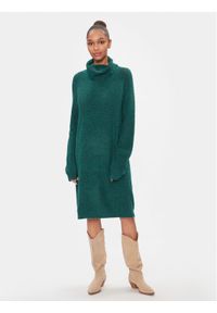 only - ONLY Sukienka dzianinowa 15306945 Zielony Relaxed Fit. Kolor: zielony. Materiał: syntetyk #1