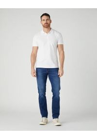 Wrangler - WRANGLER POLOSHIRT MĘSKA KOSZULKA POLO WHITE W7X7K4989. Typ kołnierza: polo #4