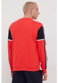 Diadora bluza męska kolor czerwony z nadrukiem. Kolor: czerwony. Materiał: bawełna. Wzór: nadruk #5