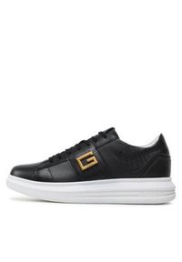 Guess Sneakersy Salerno FM7SRN PAC12 Czarny. Kolor: czarny. Materiał: skóra #4