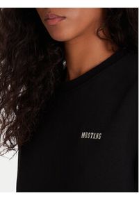 Mustang Bluza Burley 1016772 Czarny Oversize. Kolor: czarny. Materiał: bawełna #9