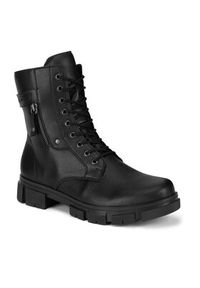 Rieker Trzewiki Y7113-00 Czarny. Kolor: czarny. Materiał: skóra, syntetyk #6