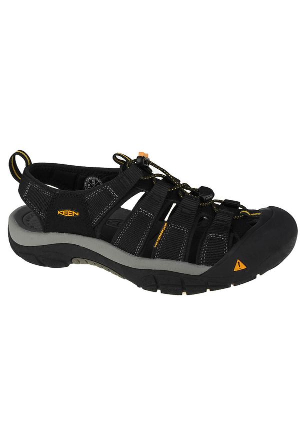 keen - Sandały męskie, Keen Newport H2. Kolor: czarny. Materiał: materiał, syntetyk, tkanina