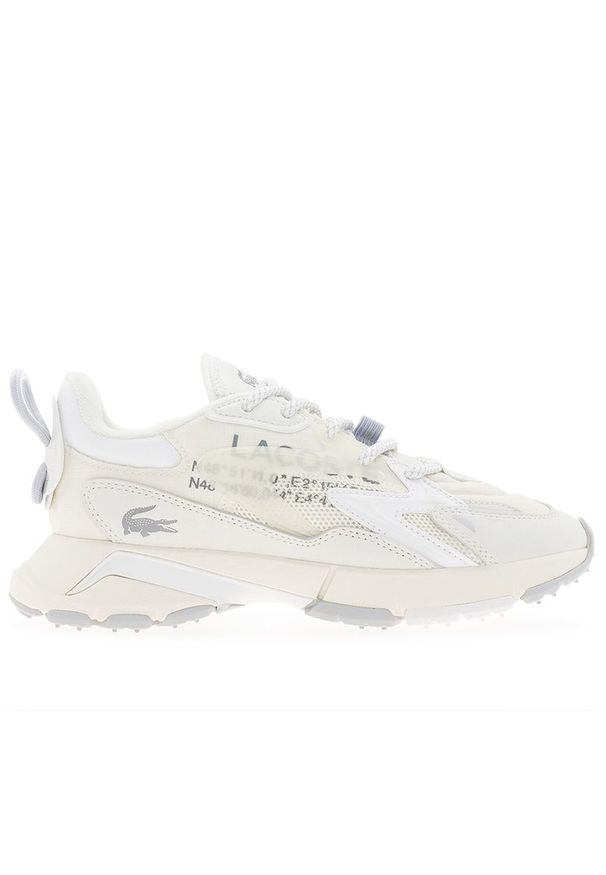 Buty damskie Lacoste L003 Neo Tech 749SFA0013-65T - białe. Kolor: biały. Materiał: poliester, guma, tkanina, materiał, zamsz, skóra, syntetyk. Szerokość cholewki: normalna