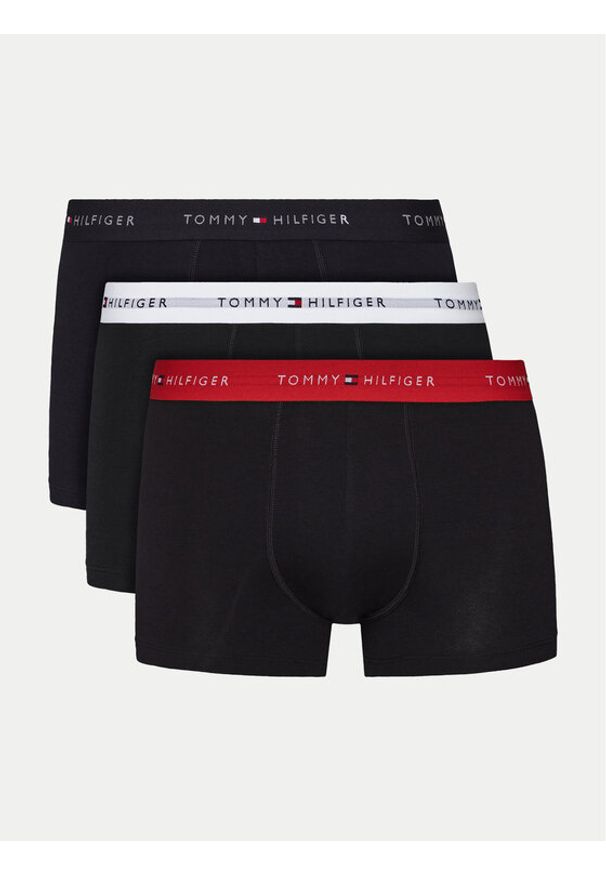 TOMMY HILFIGER - Tommy Hilfiger Komplet 3 par bokserek UM0UM02763 Czarny. Kolor: czarny. Materiał: bawełna