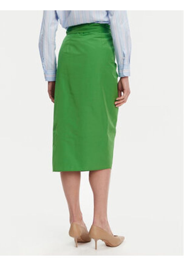 Weekend Max Mara Spódnica midi Nareste 2515101042 Zielony Regular Fit. Kolor: zielony. Materiał: bawełna