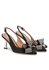 Pollini Sandały SA10077C1MTR0000 Czarny. Kolor: czarny. Materiał: materiał #4