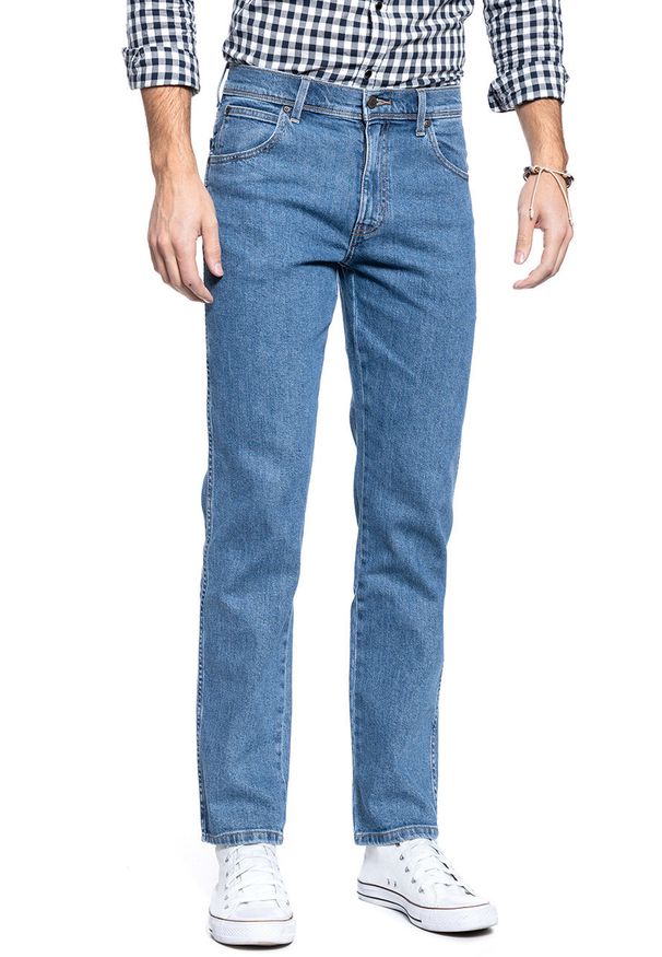 Wrangler - SPODNIE MĘSKIE WRANGLER REGULAR FIT STONEWASH W10I2333N 112125992