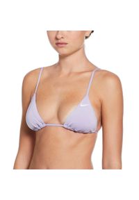 Góra od stroju pływackiego Nike Essential Triangle Bikini. Kolor: niebieski