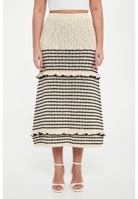 Twinset U&B - Spódnica midi ażurowa TWINSET U&B. Wzór: ażurowy #2
