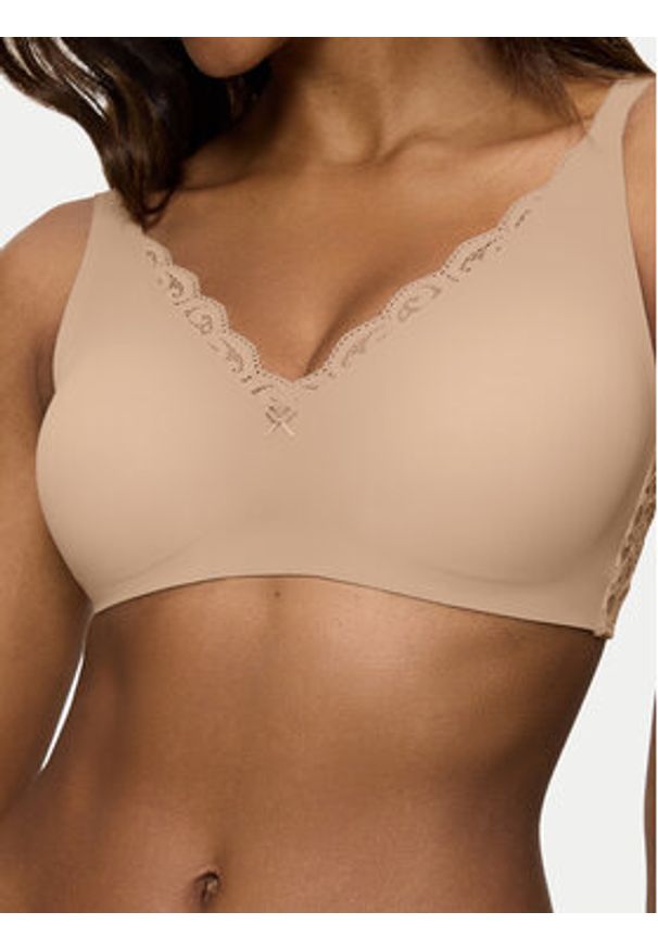 Triumph Biustonosz bezfiszbinowy Amourette 10210668 Beżowy jasny. Kolor: beżowy. Materiał: syntetyk