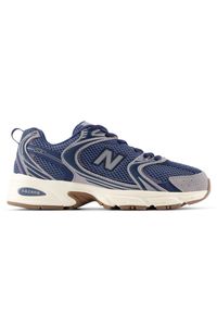 Buty unisex New Balance U5302NU – niebieskie. Kolor: niebieski. Materiał: zamsz, syntetyk, materiał. Szerokość cholewki: normalna. Sezon: lato. Sport: turystyka piesza #1