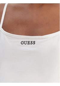 Guess Top E6GP02 J1314 Biały Regular Fit. Kolor: biały. Materiał: bawełna #2