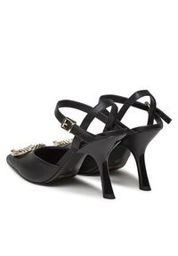 Just Cavalli Sandały 78RA3S12 ZP273 Czarny. Kolor: czarny. Materiał: skóra
