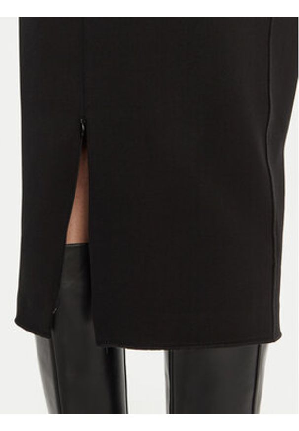 ACCESS FASHION Sukienka koktajlowa 44-3311-504 Czarny Slim Fit. Kolor: czarny. Materiał: syntetyk. Styl: wizytowy