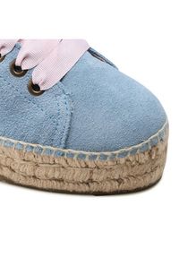 Manebi Espadryle Sneakers D M 3.0 E0 Błękitny. Kolor: niebieski. Materiał: zamsz, skóra #7
