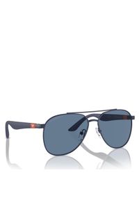 Okulary przeciwsłoneczne Emporio Armani. Kolor: niebieski