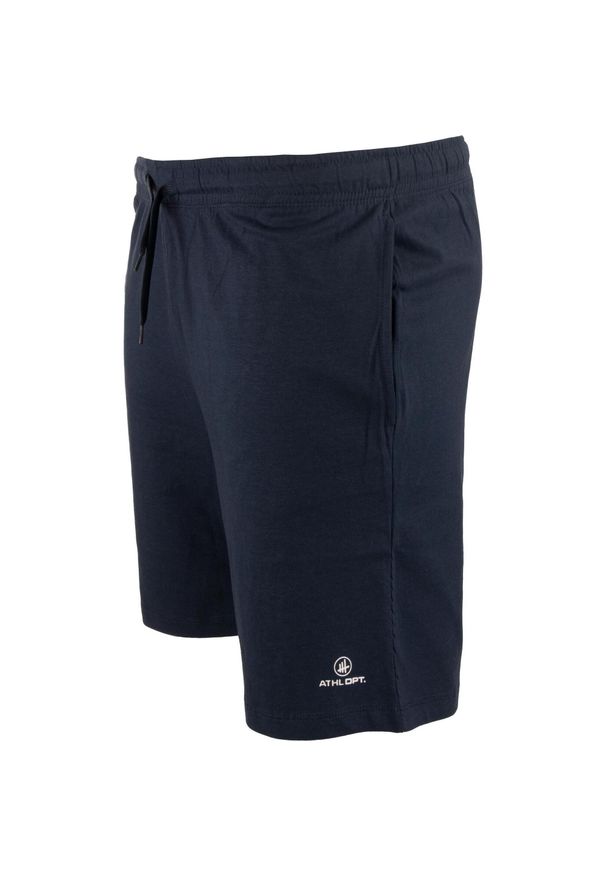 ZFOAM - Szorty męskie Nunzio ATHL DPT z bawełny - Navy. Kolor: niebieski. Materiał: bawełna. Długość: krótkie. Sezon: lato