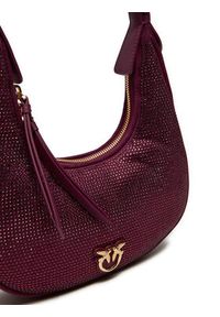 Pinko - PINKO Torebka Brioche Hobo Mini AI 24-25 PLTT 101433 A159 Bordowy. Kolor: czerwony