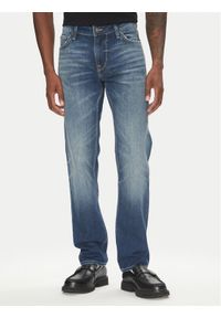 Guess Jeansy M5GAS2 D4Z80 Niebieski Slim Tapered Fit. Kolor: niebieski