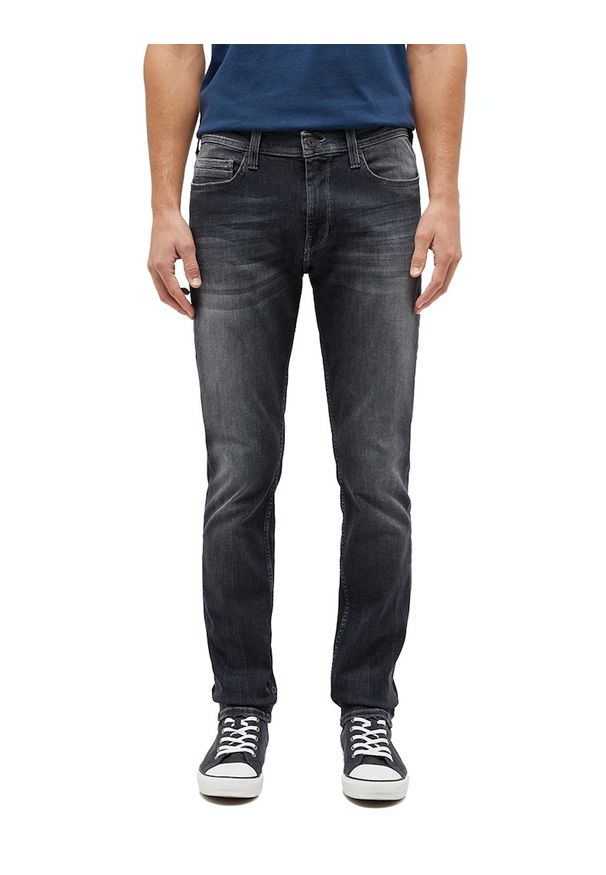 Męskie Spodnie Jeansowe Mustang Style Vegas Slim Denim Black 1014856 4000 883
